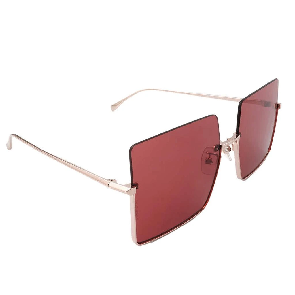 商品Fendi|Burgundy Square Ladies Sunglasses FF 0401/S 0DDB/48,价格¥1205,第2张图片详细描述