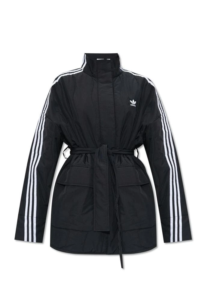 商品Adidas|Adidas Originals Stripe-Detailed Belted Jacket,价格¥1233,第1张图片