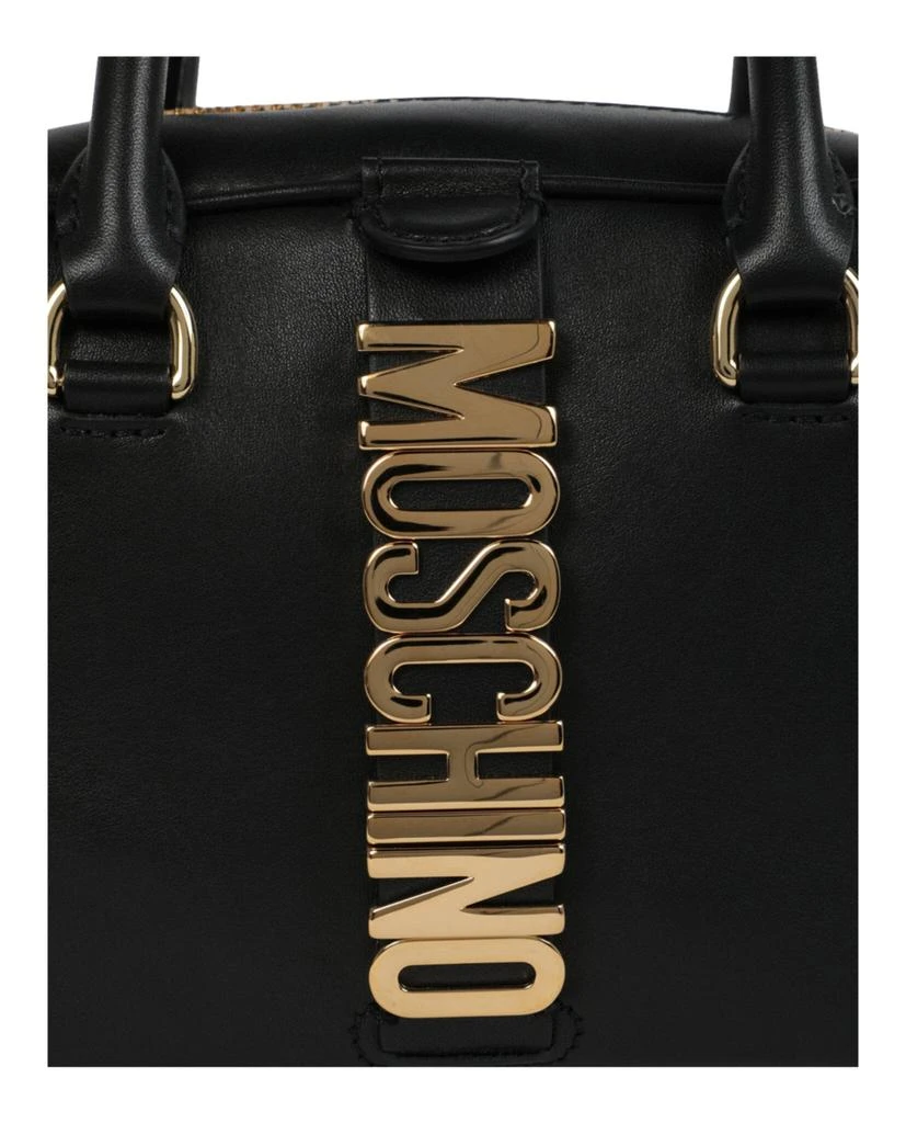 商品Moschino|Logo Belt Leather Crossbody Bag,价格¥5633,第3张图片详细描述