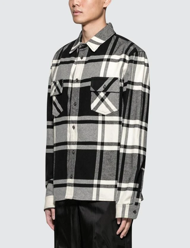 商品Off-White|Stencil Flannel Shirt,价格¥3273,第2张图片详细描述