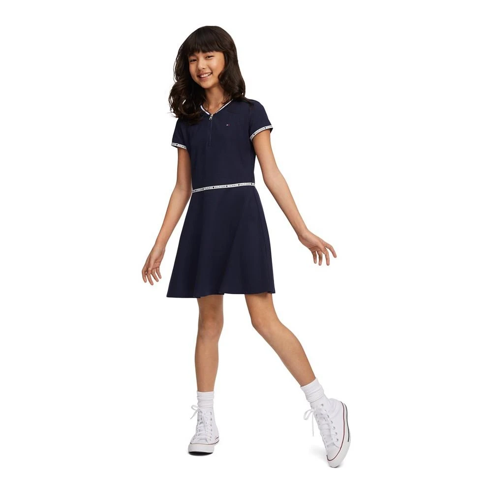 商品Tommy Hilfiger|Little Girls Quarter Zip Dress,价格¥309,第1张图片