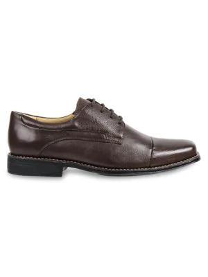 商品Sandro Moscoloni|​Gary Leather Cap Toe Derby Shoes,价格¥968,第3张图片详细描述