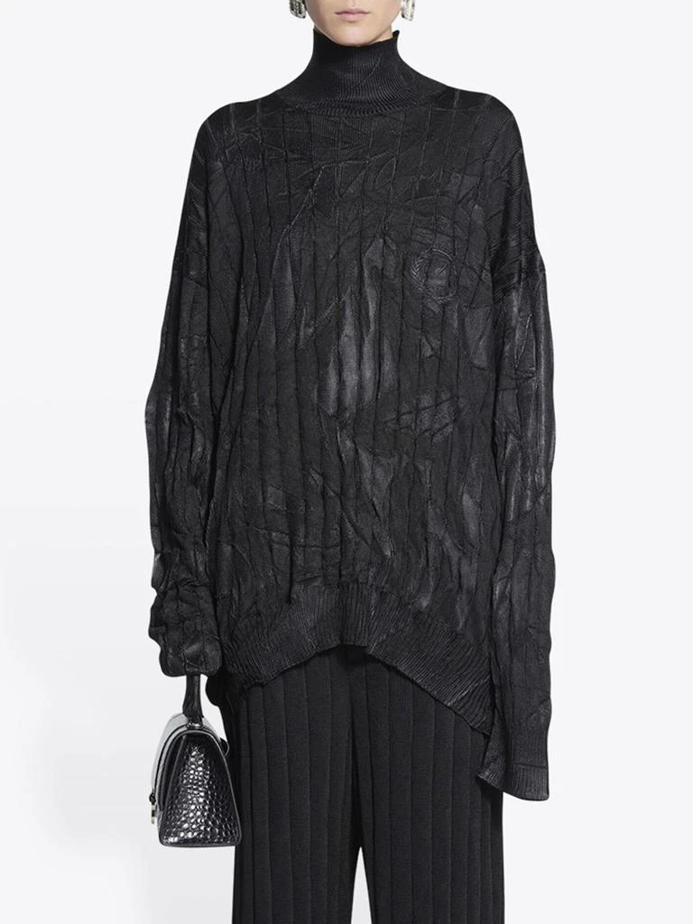 商品Balenciaga|Creased ribbed pullover,价格¥7683,第2张图片详细描述