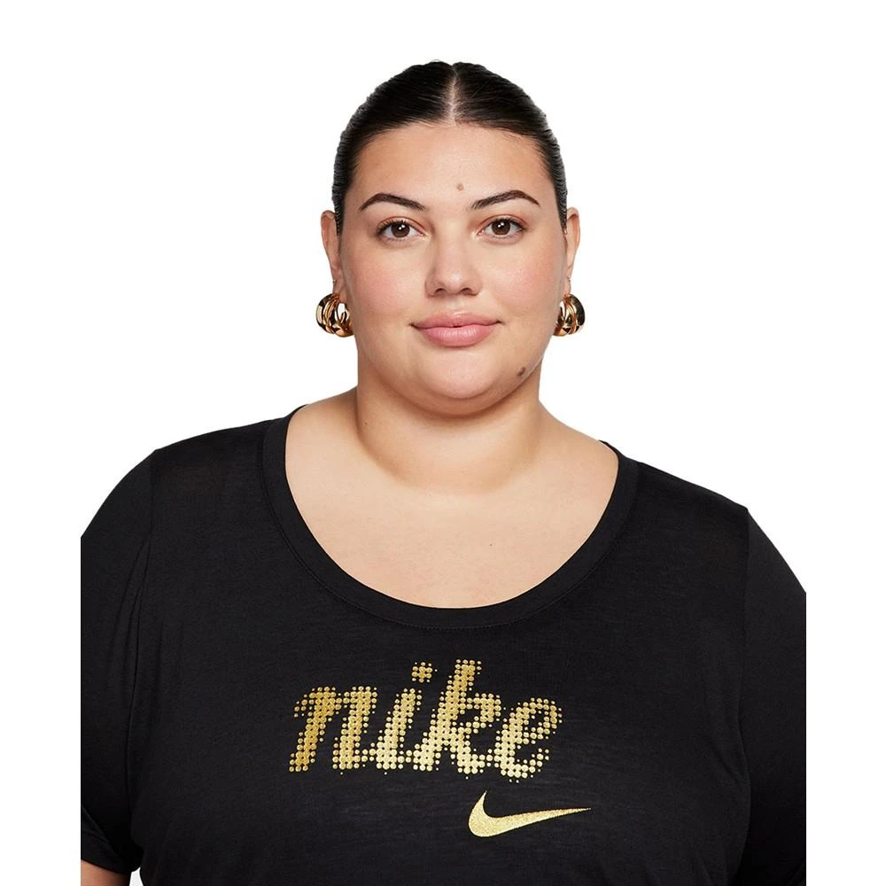商品NIKE|Women's Plus Size Essential Tunic Logo T-Shirt,价格¥302,第3张图片详细描述