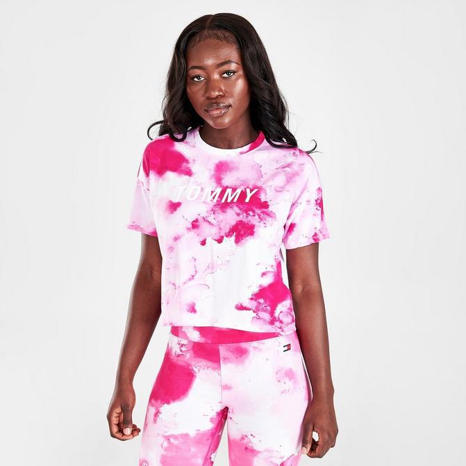 Women's Tommy Hilfiger Sport Watercolor Tie-Dye T-Shirt商品第1张图片规格展示