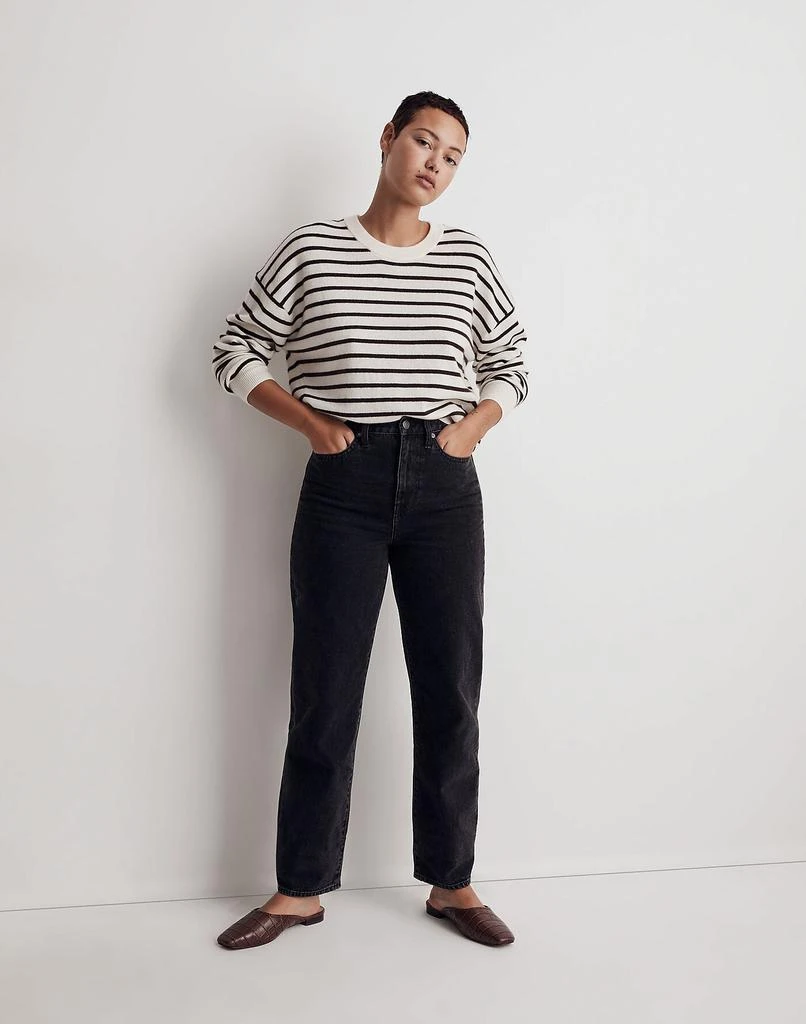 商品Madewell|(Re)sponsible Cashmere Relaxed Sweater in Stripe,价格¥800,第1张图片