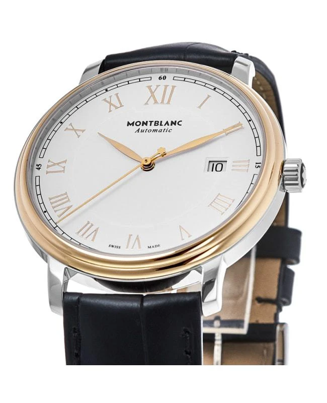 商品MontBlanc|Montblanc Tradition White Dial Leather Strap Men&apos;s Watch 114336,价格¥10844,第2张图片详细描述