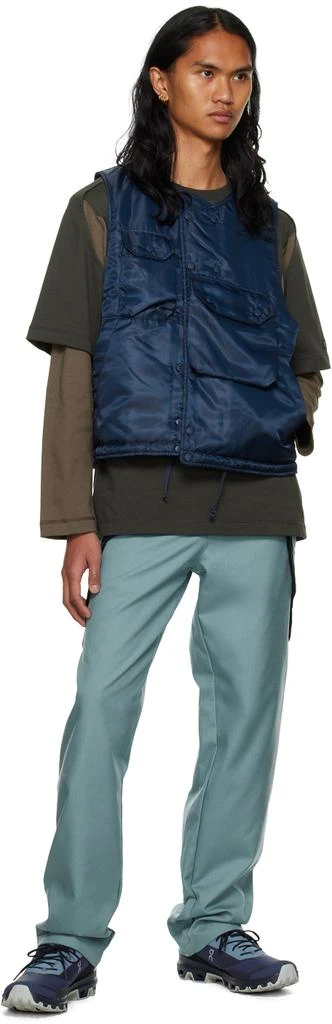 商品AFFXWRKS|Blue Insert Trousers,价格¥504,第4张图片详细描述