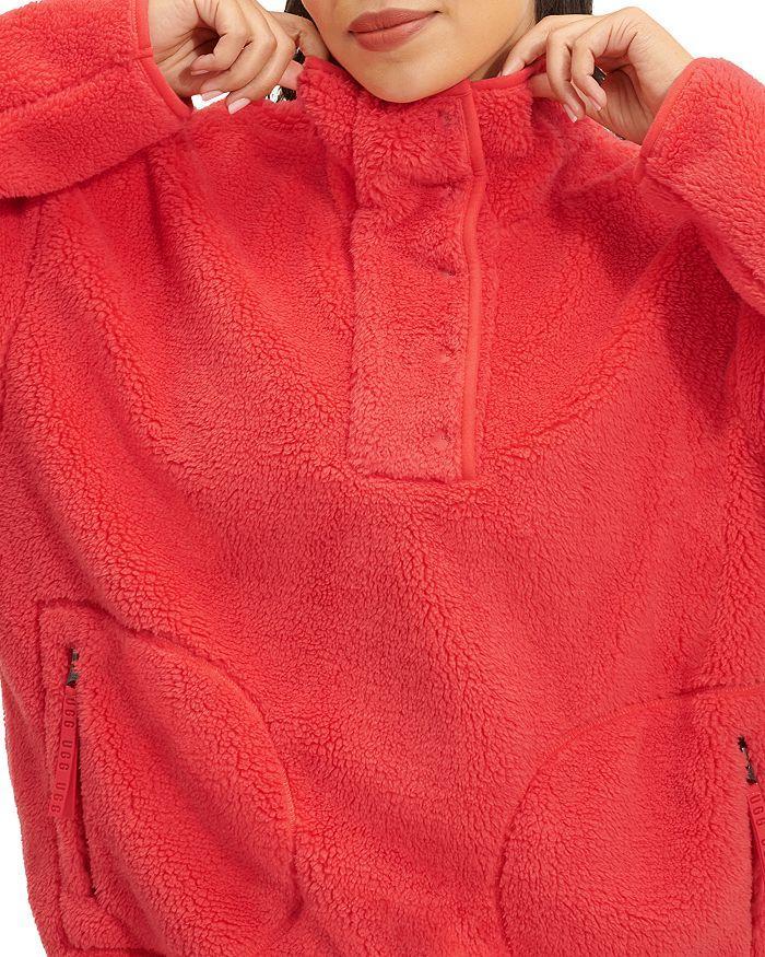 商品UGG|Atwell Sherpa Half Snap Pullover Jacket,价格¥917,第5张图片详细描述