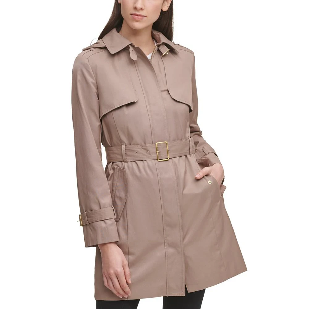 商品Cole Haan|Hooded Belted Trench Coat,价格¥1047,第2张图片详细描述