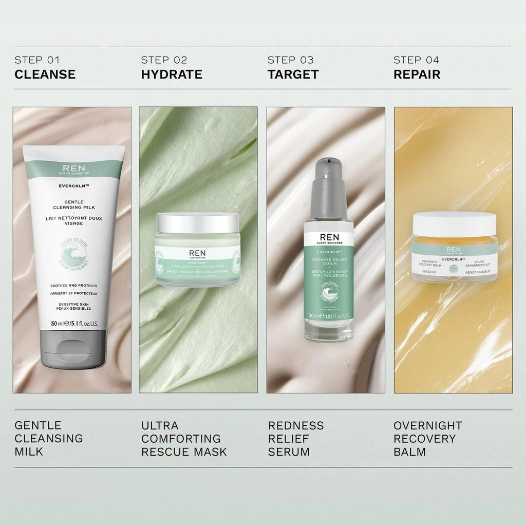 商品REN Clean Skincare|Evercalm™ Overnight Recovery Balm,价格¥221,第4张图片详细描述