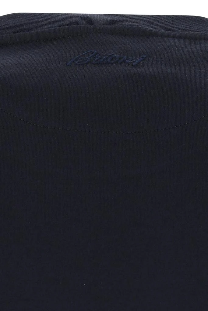 商品Brioni|Dark blue cotton t-shirt,价格¥1457,第2张图片详细描述