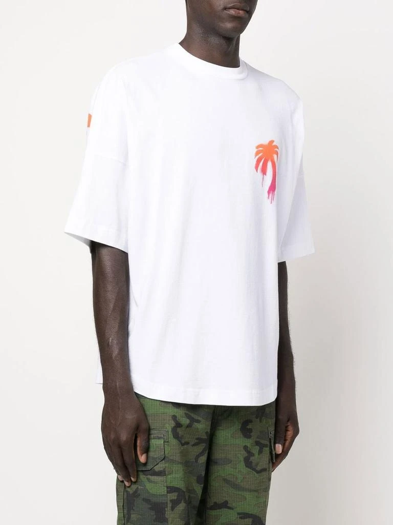 商品Palm Angels|PALM ANGELS MEN SPRAYED PALM LOGO OVER TEE,价格¥1737,第1张图片