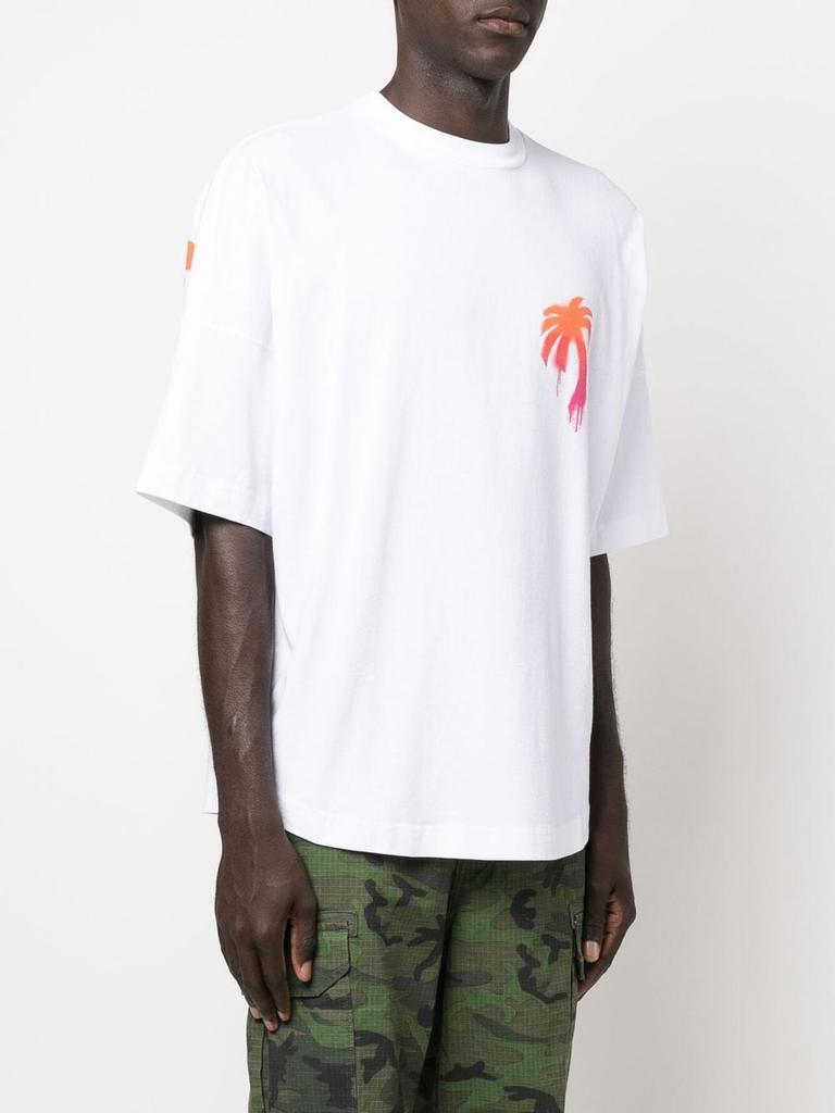 商品Palm Angels|PALM ANGELS MEN SPRAYED PALM LOGO OVER TEE,价格¥3197,第1张图片