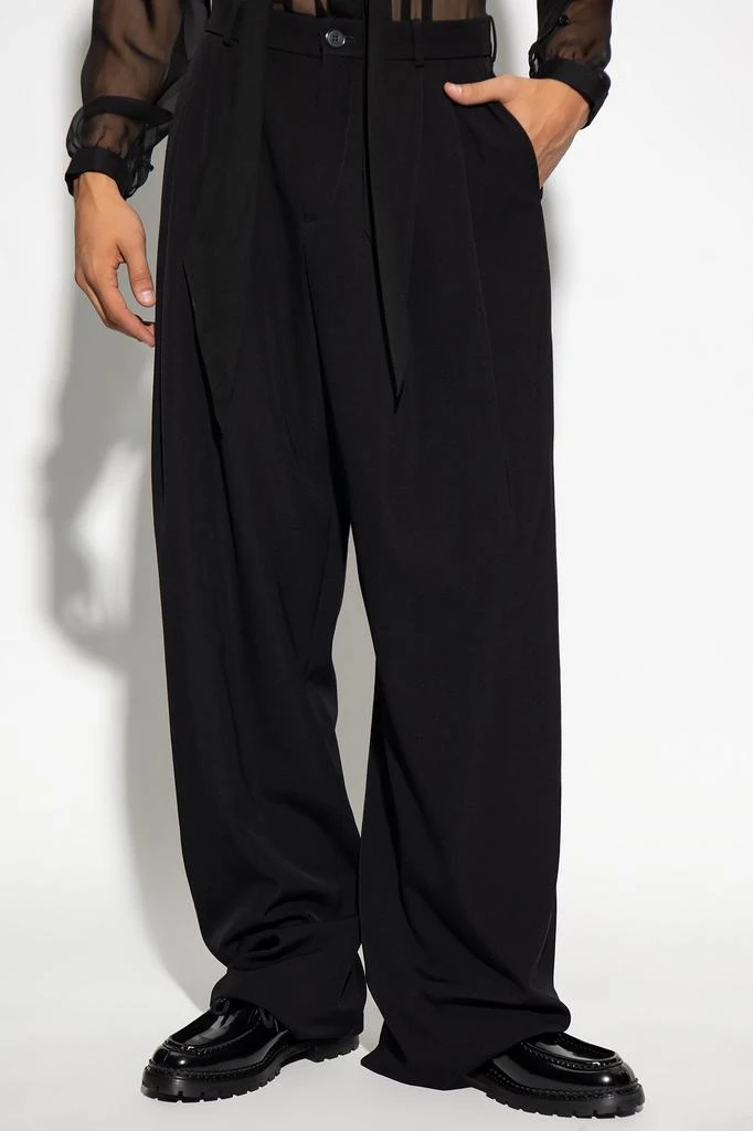 商品Yves Saint Laurent|Saint Laurent Wide Leg Pleated Trousers,价格¥7175,第2张图片详细描述