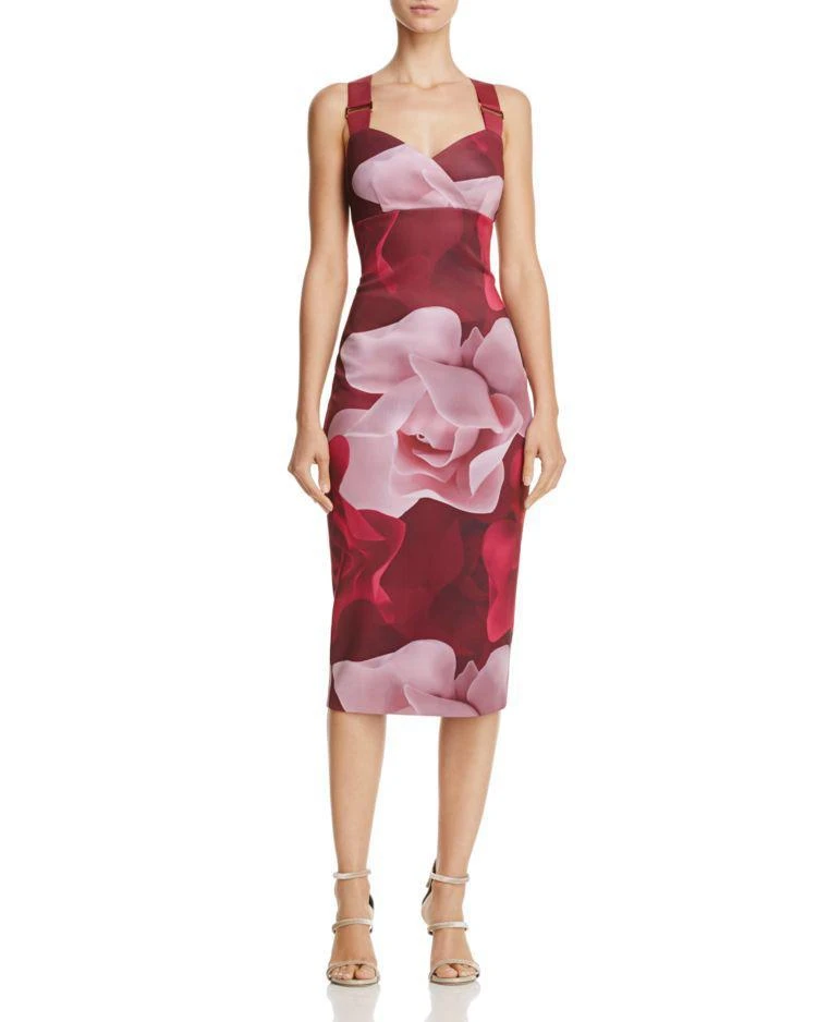商品Ted Baker London|玫瑰修身连衣裙 - 100% 独家贩售,价格¥876,第1张图片