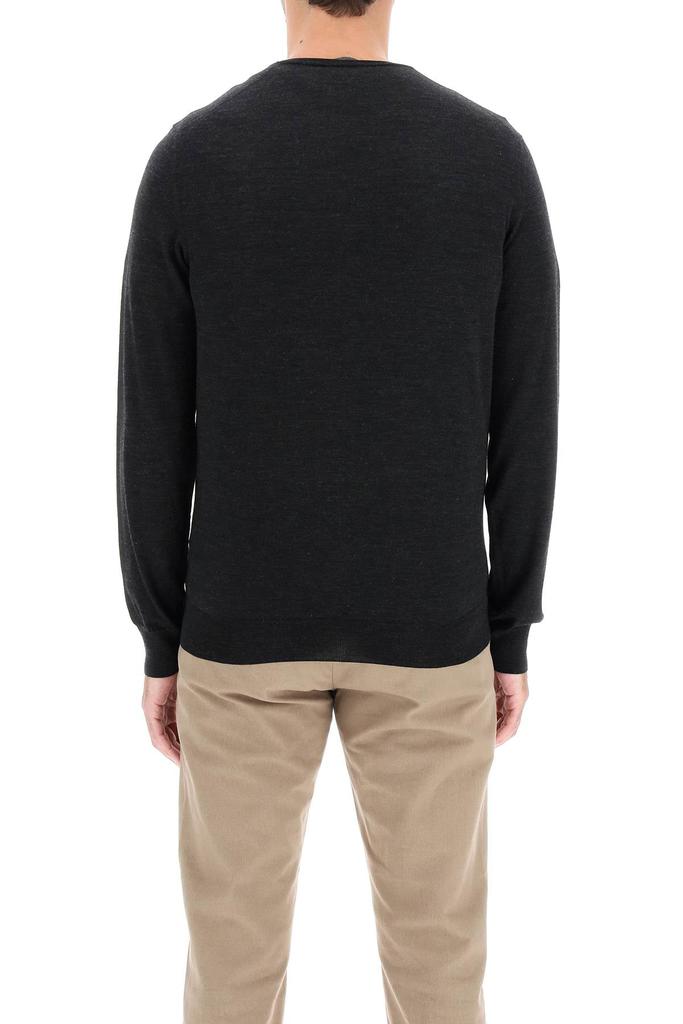 Drumohr super fine merino wool v-neck sweater商品第3张图片规格展示
