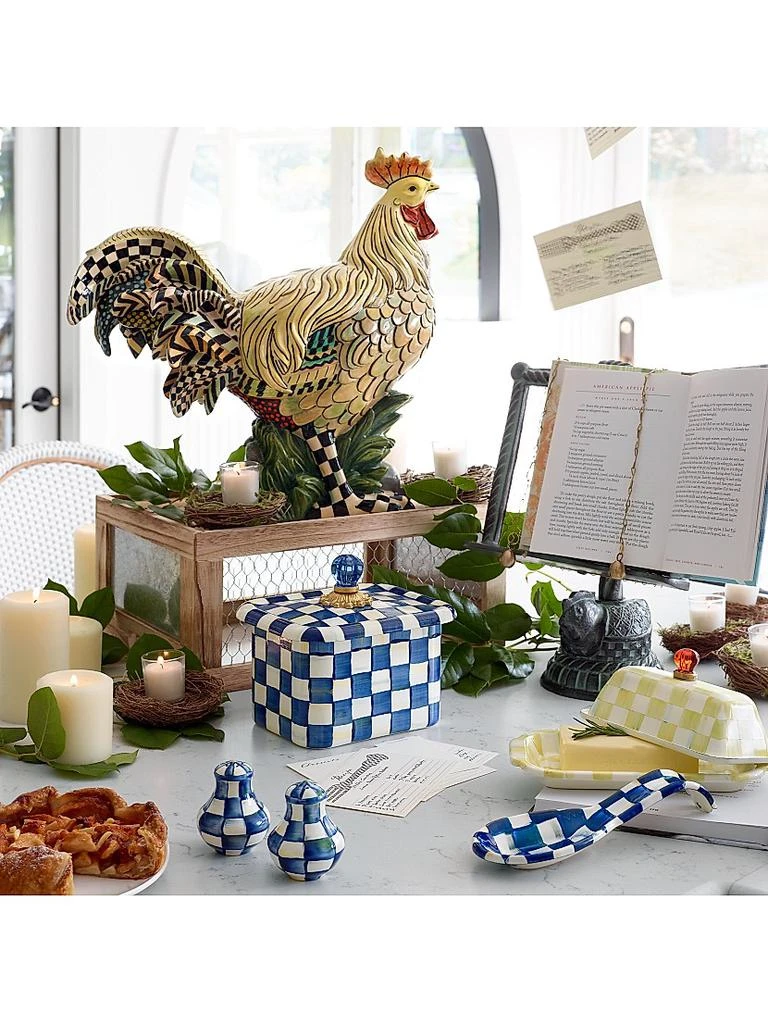 商品MacKenzie-Childs|Royal Check Enamel Salt & Pepper Shaker Set,价格¥594,第3张图片详细描述