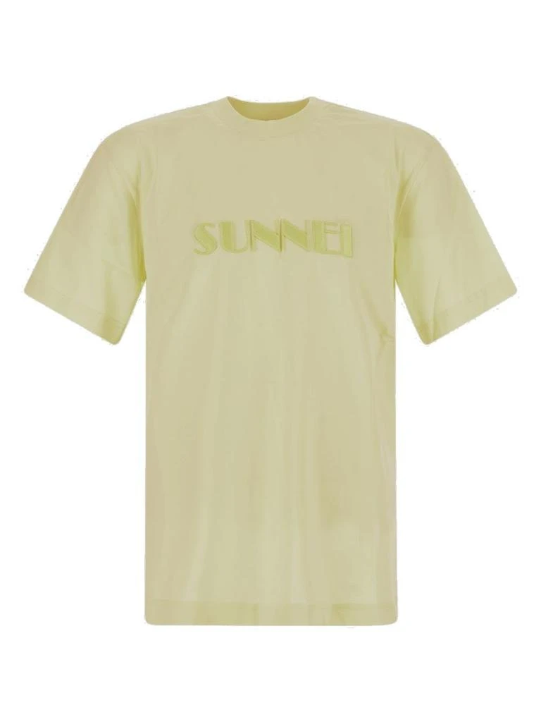 商品SUNNEI|Sunnei Logo Embroidered Crewneck T-Shirt,价格¥562,第1张图片