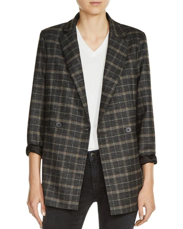 商品Maje|Vasili Plaid Blazer ,价格¥1925,第1张图片