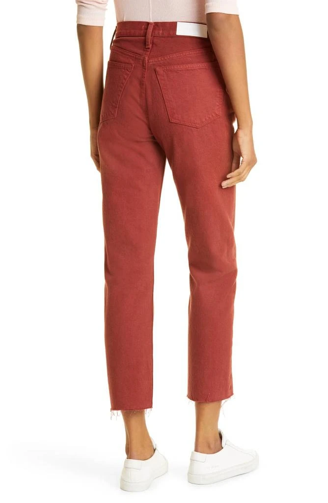 商品Re/Done|Originals High Waist Stove Pipe Jeans,价格¥296,第2张图片详细描述