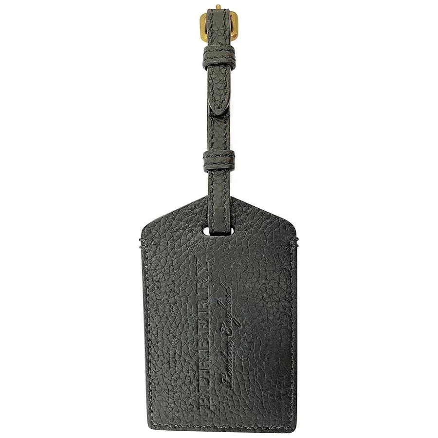 商品Burberry|Grainy Leather Luggage Tag - Black,价格¥418,第1张图片