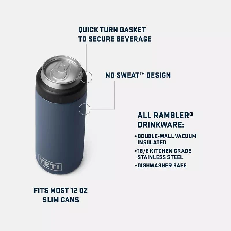 商品YETI|YETI 12 oz. Rambler Colster Slim Can Insulator,价格¥166,第4张图片详细描述