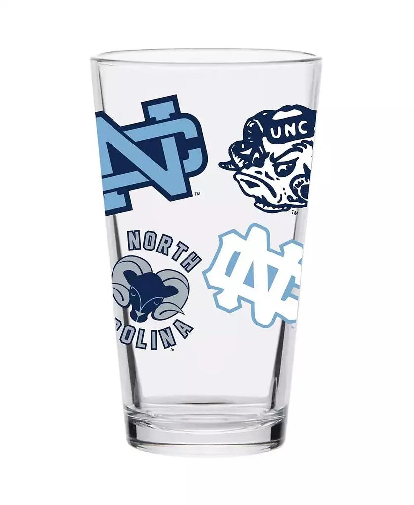 商品Indigo Falls|North Carolina Tar Heels 16 Oz Medley Vintage-Like Pint Glass,价格¥155,第1张图片