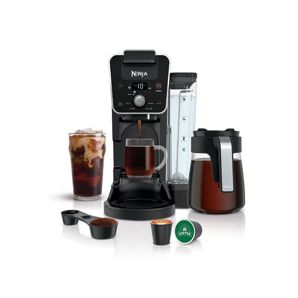 商品Ninja|CFP201 DualBrew Coffee Maker, Single-Serve, Compatible with K-Cup Pods, and Drip Coffee Maker,价格¥1500,第1张图片