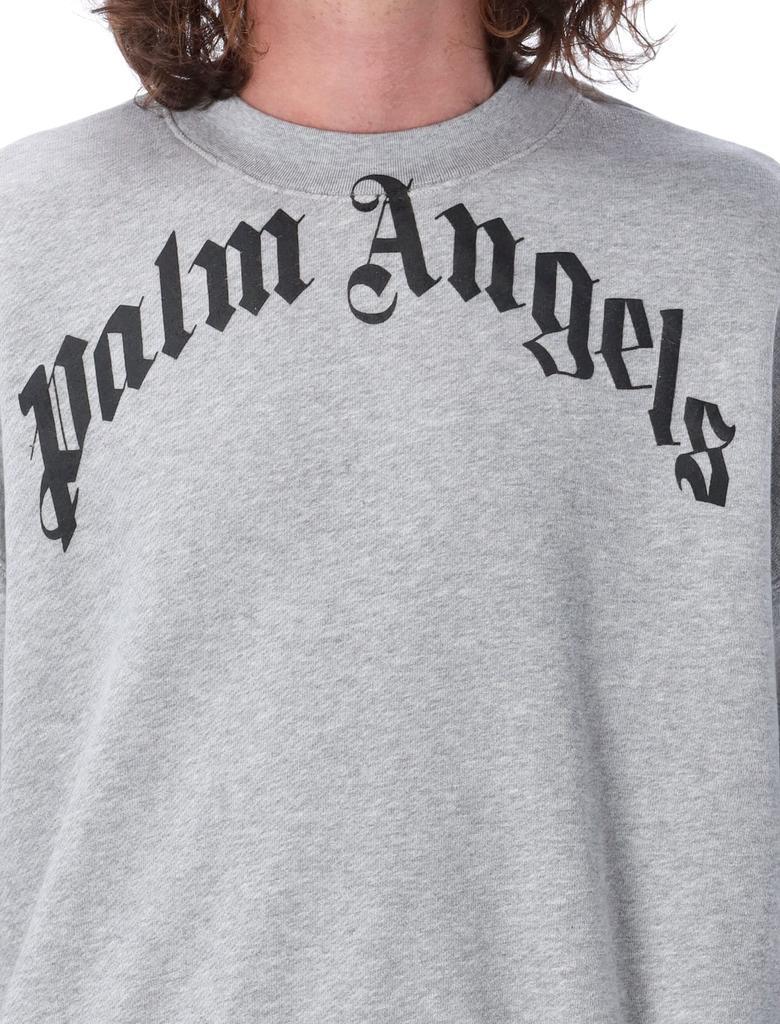 商品Palm Angels|Palm Angels Gd Curved Logo Sweatshirt,价格¥1788,第5张图片详细描述