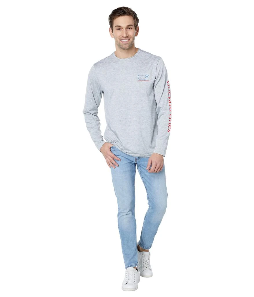 商品Vineyard Vines|Long Sleeve Whale Harbor T- Shirt,价格¥370,第4张图片详细描述