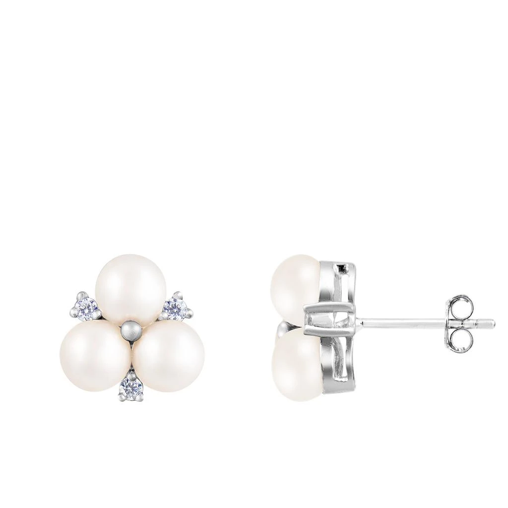 商品Splendid Pearls|Sterling Silver Pearl 5.5-6mm Earrings,价格¥332,第1张图片