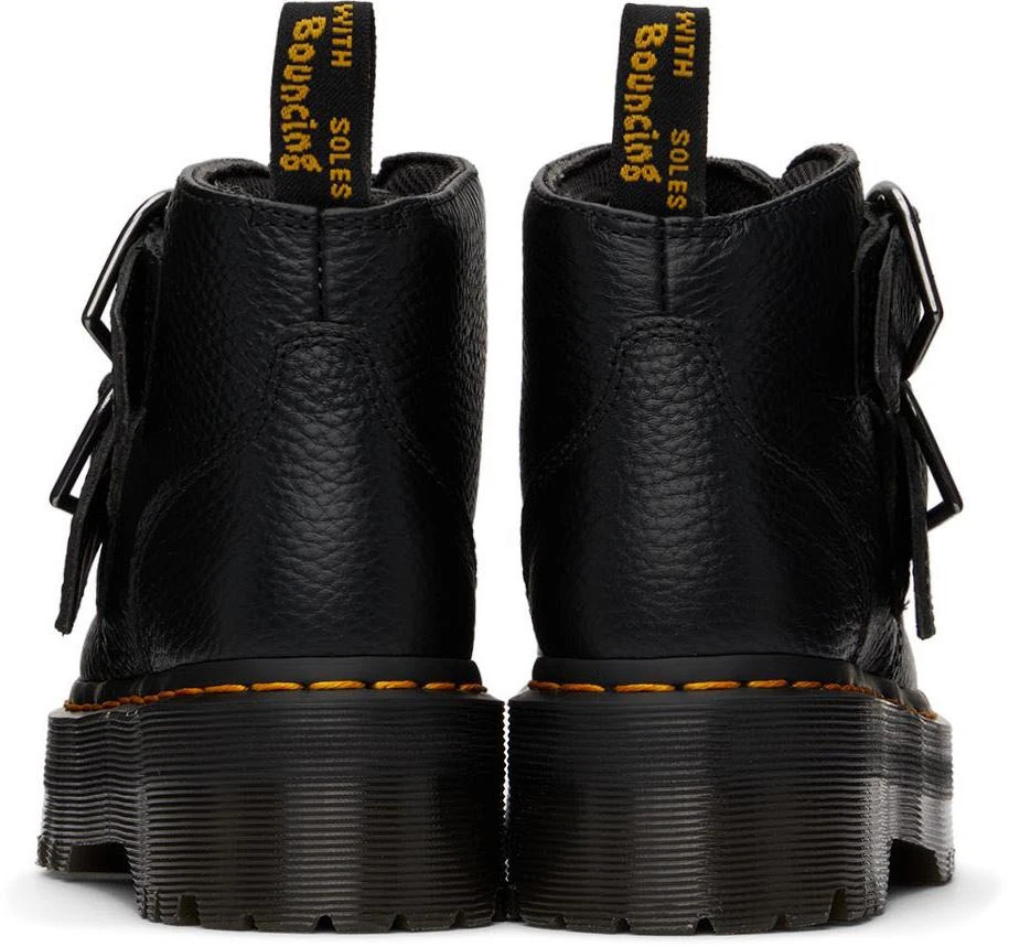 商品Dr. Martens|Black Devon Heart Platform Boots,价格¥1598,第2张图片详细描述