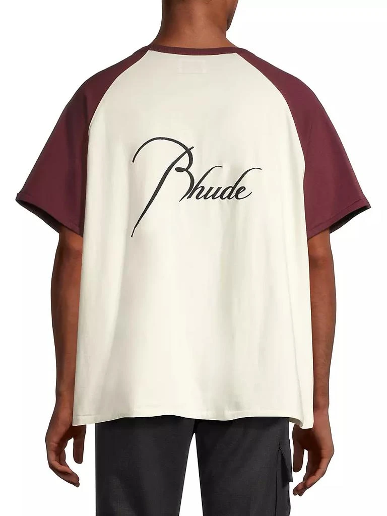 商品R H U D E|Raglan Logo T-Shirt,价格¥1039,第5张图片详细描述