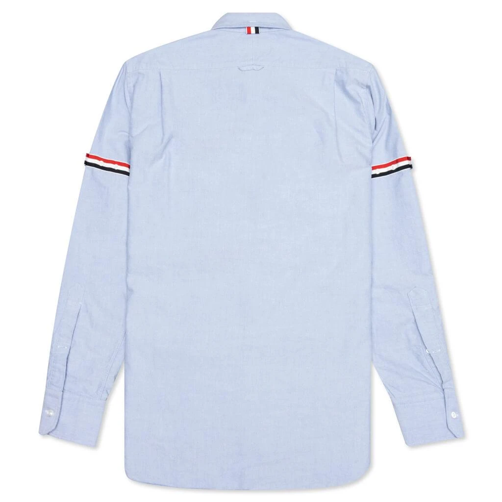 商品Thom Browne|Classic L/S Button Down Point Collar Shirt W/ GG Armband - Light Blue,价格¥3743,第2张图片详细描述