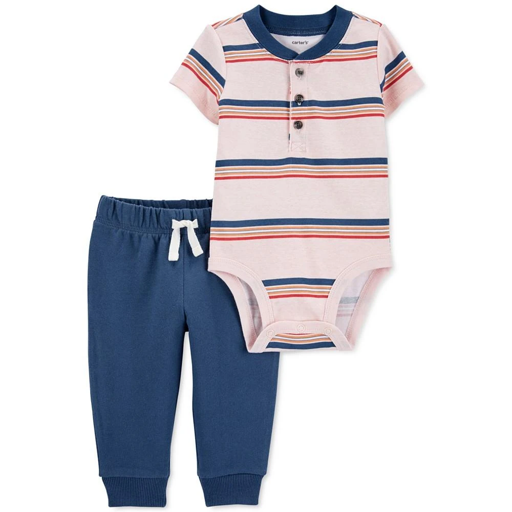 商品Carter's|Baby Boys 2-Piece Bodysuit & Pants Set,价格¥170,第1张图片