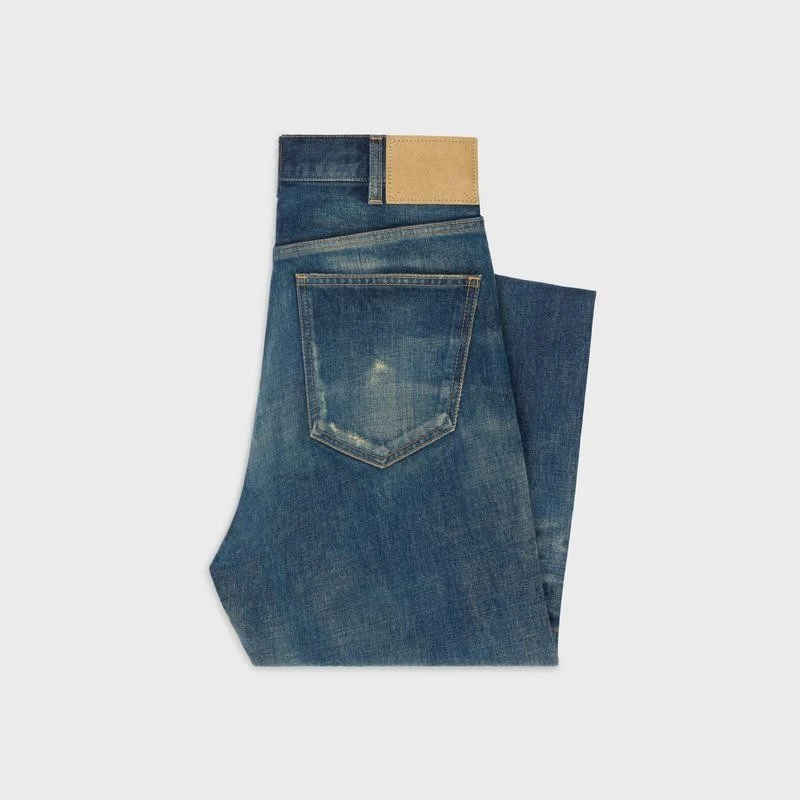 商品Celine|【预售3-7天】CELINE赛琳 男士水洗蓝棉牛仔裤,价格¥7240,第4张图片详细描述