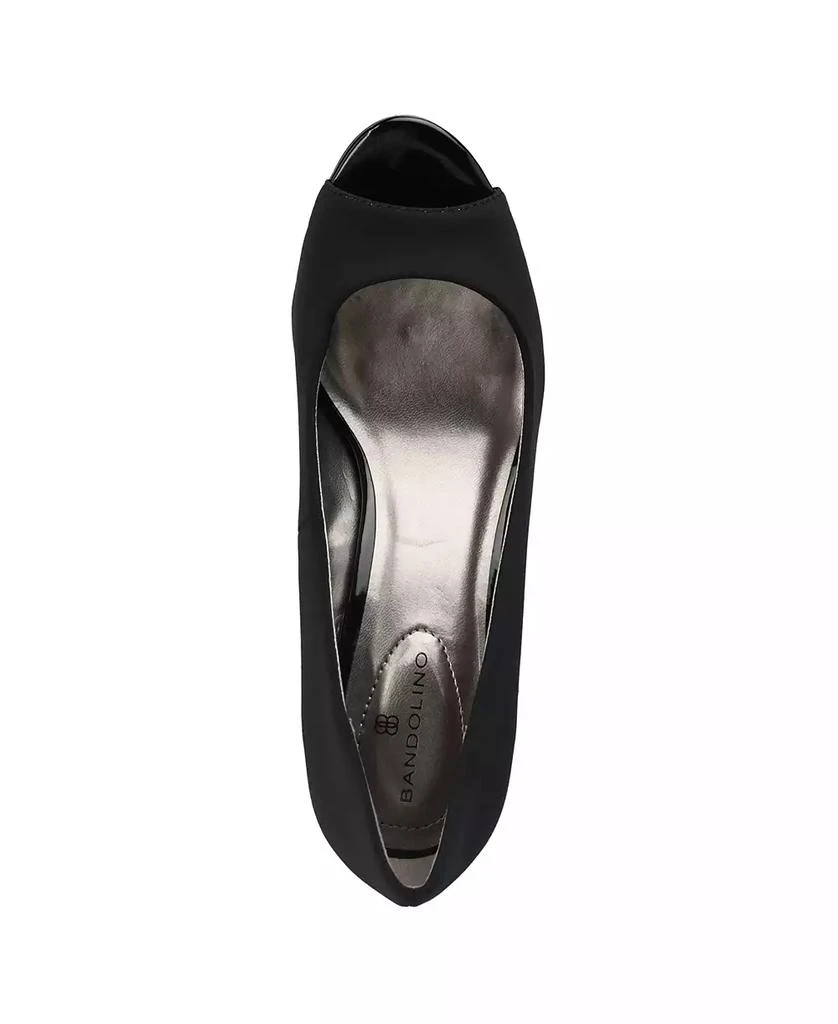 商品Bandolino|Women's Tufflove Peep Toe Wedge Pumps,价格¥351,第4张图片详细描述