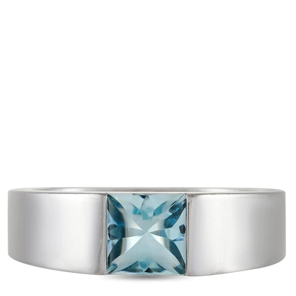 商品[二手商品] Cartier|Cartier 18K White Gold Aquamarine Ring,价格¥9971,第4张图片详细描述