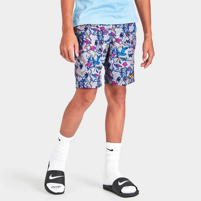 商品NIKE|Boys' Nike Sea Friends Lap 8" Volley Swim Shorts,价格¥187,第3张图片详细描述