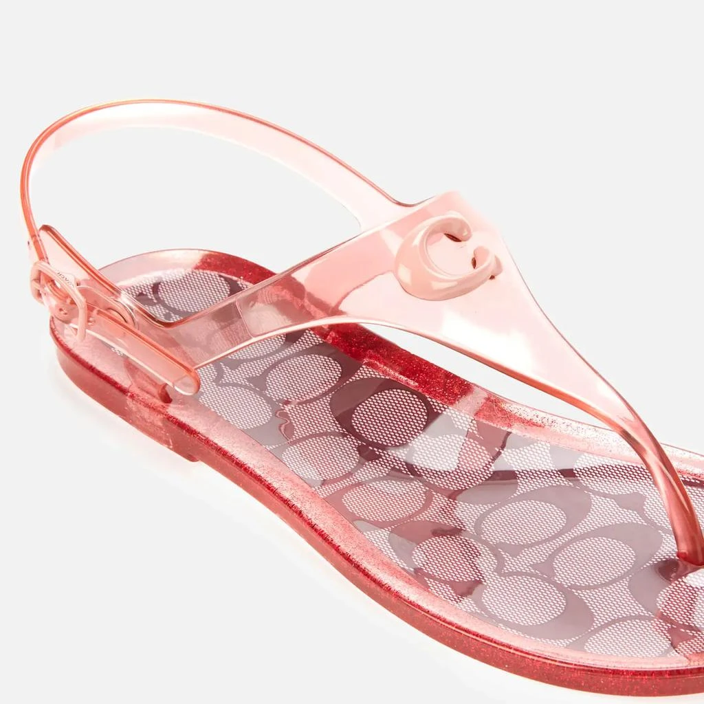 商品Coach|Coach Women's Natalee Rubber Jelly Sandals,价格¥418,第4张图片详细描述