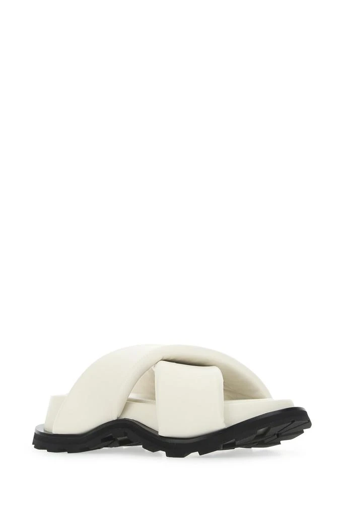 商品Jil Sander|Ivory nappa leather slippers,价格¥2936,第1张图片