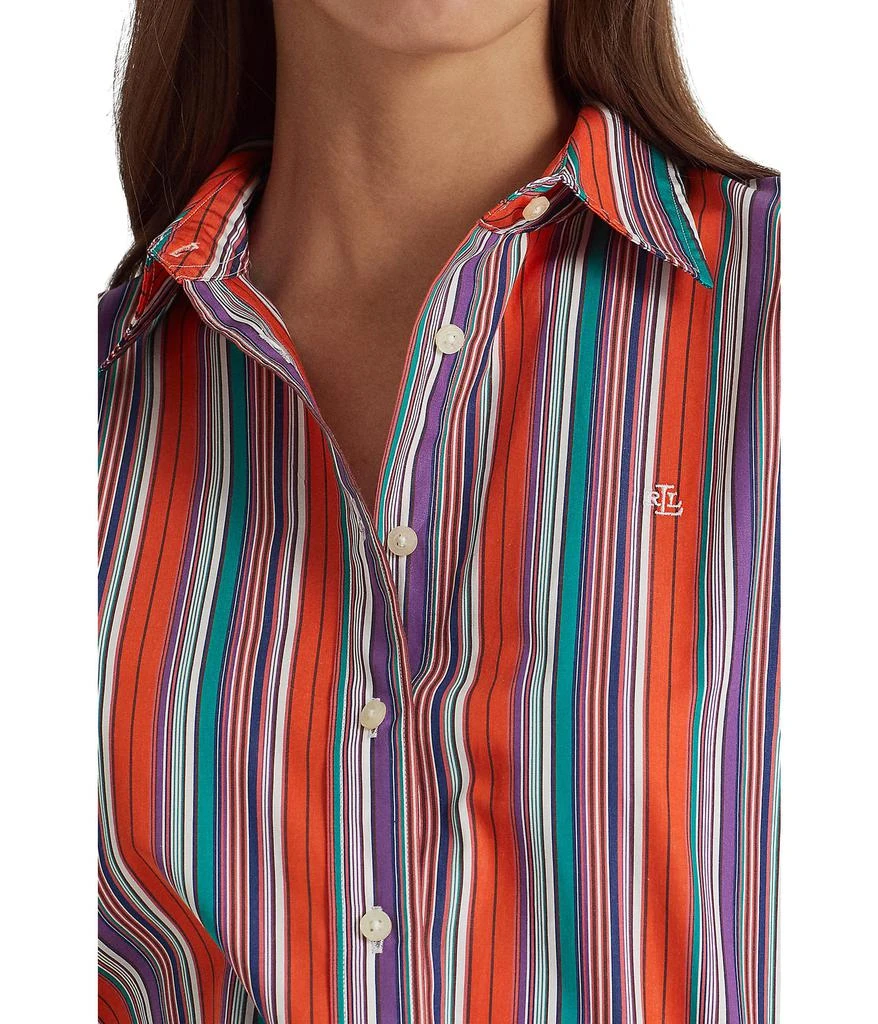 商品Ralph Lauren|Striped Cotton Broadcloth Shirt,价格¥444,第3张图片详细描述