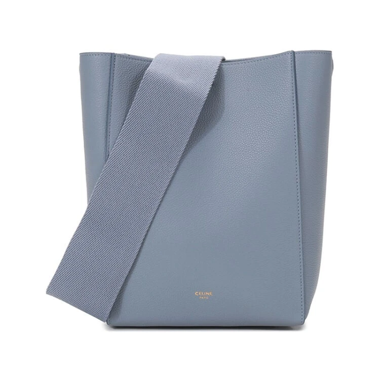 商品[国内直发] Celine|CELINE 女士蓝色皮革水桶包 189303-AH4-07AU,价格¥17496,第1张图片