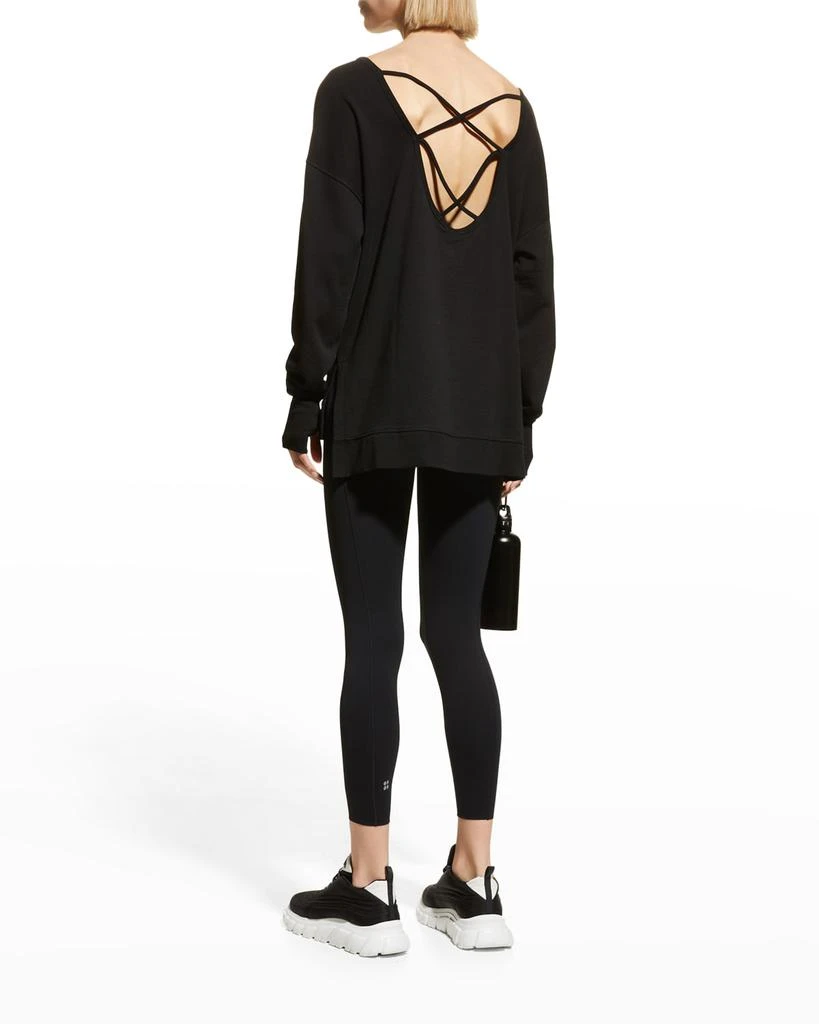 商品SWEATY BETTY|After Class Cross-Back Sweatshirt,价格¥305,第4张图片详细描述