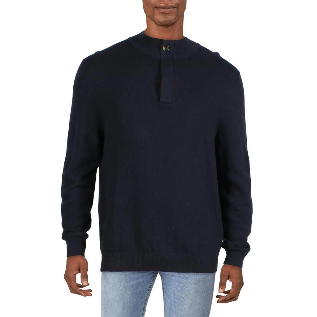商品Tasso Elba|Tasso Elba Mens Knit 1/4 Zip Sweater,价格¥106,第2张图片详细描述