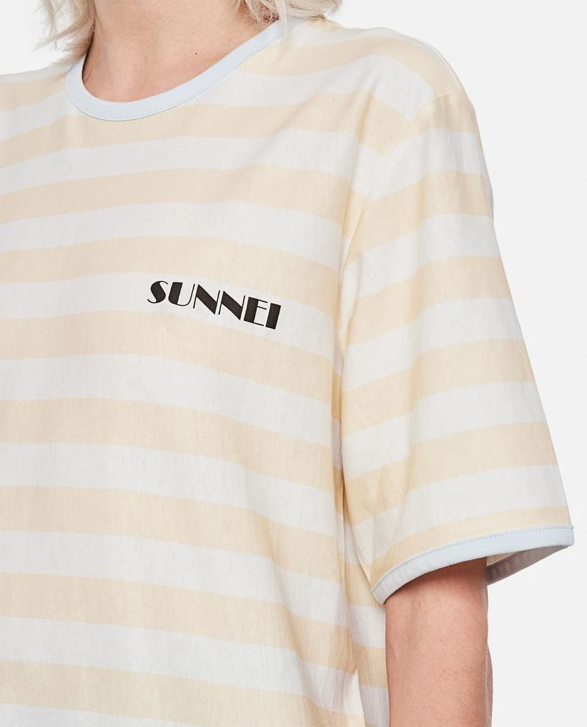 商品SUNNEI|SUNNEI X BIFFI Cotton T-shirt,价格¥810,第4张图片详细描述