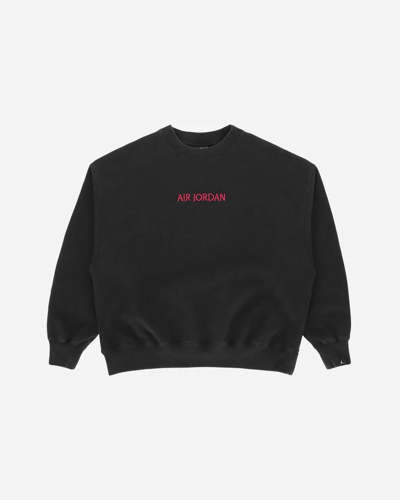 商品Jordan|WMNS Wordmark Fleece Crewneck Sweatshirt Black,价格¥592,第1张图片