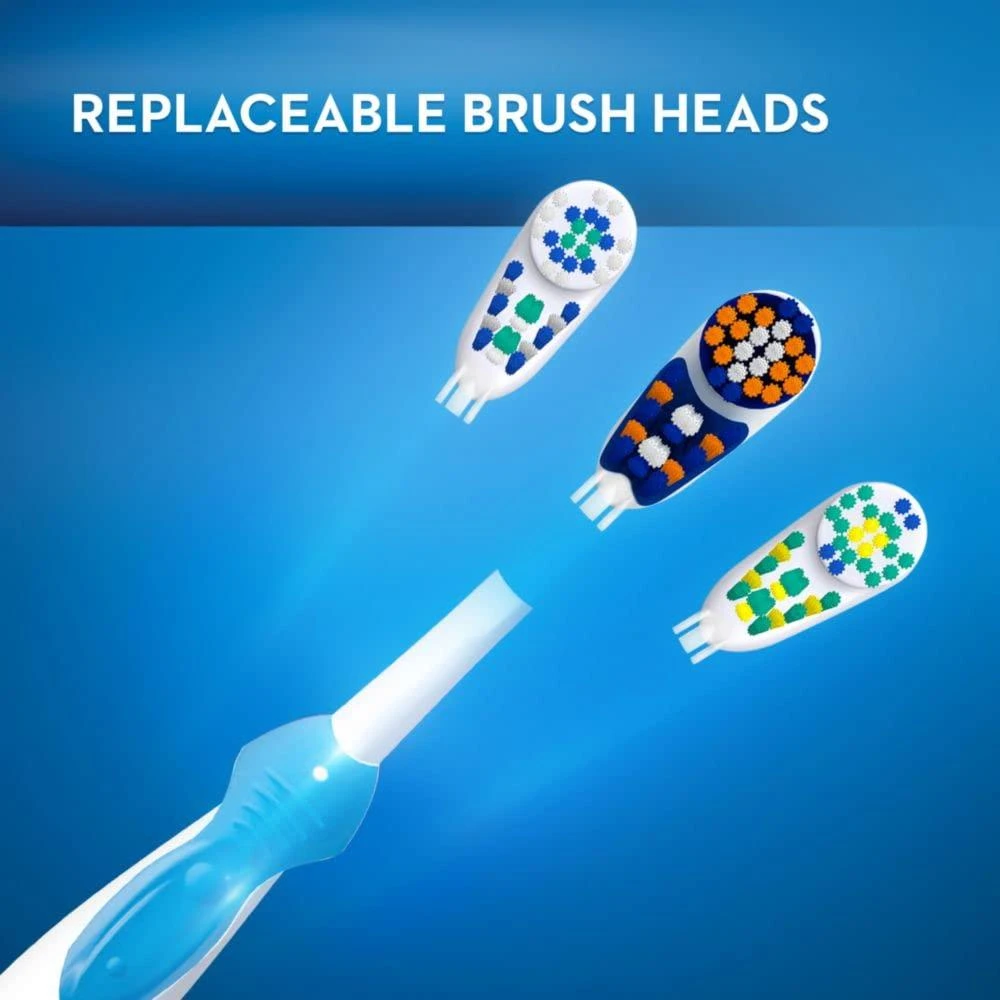 商品Oral-B|Oral-B 3D White Action Power Toothbrush, 1 Count (Colors May Vary), Multi-colored,价格¥58,第5张图片详细描述