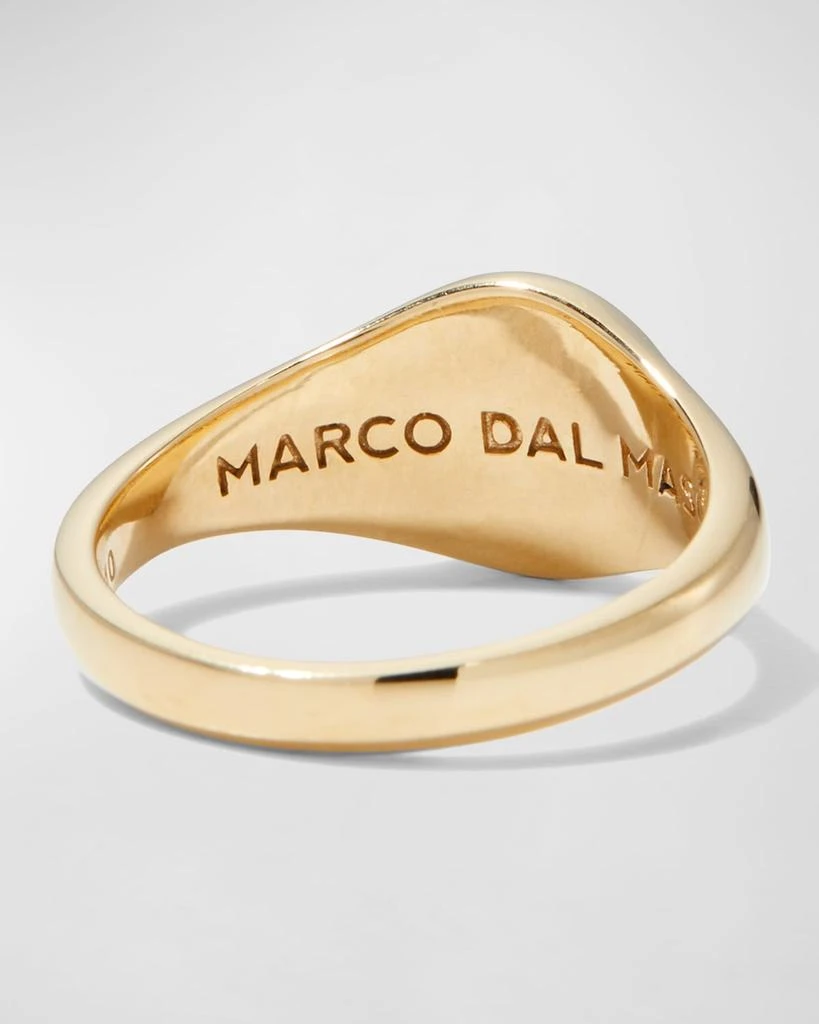 商品Marco Dal Maso|Men's Yellow Gold Acies Ipnotic Signet Ring,价格¥23932,第4张图片详细描述